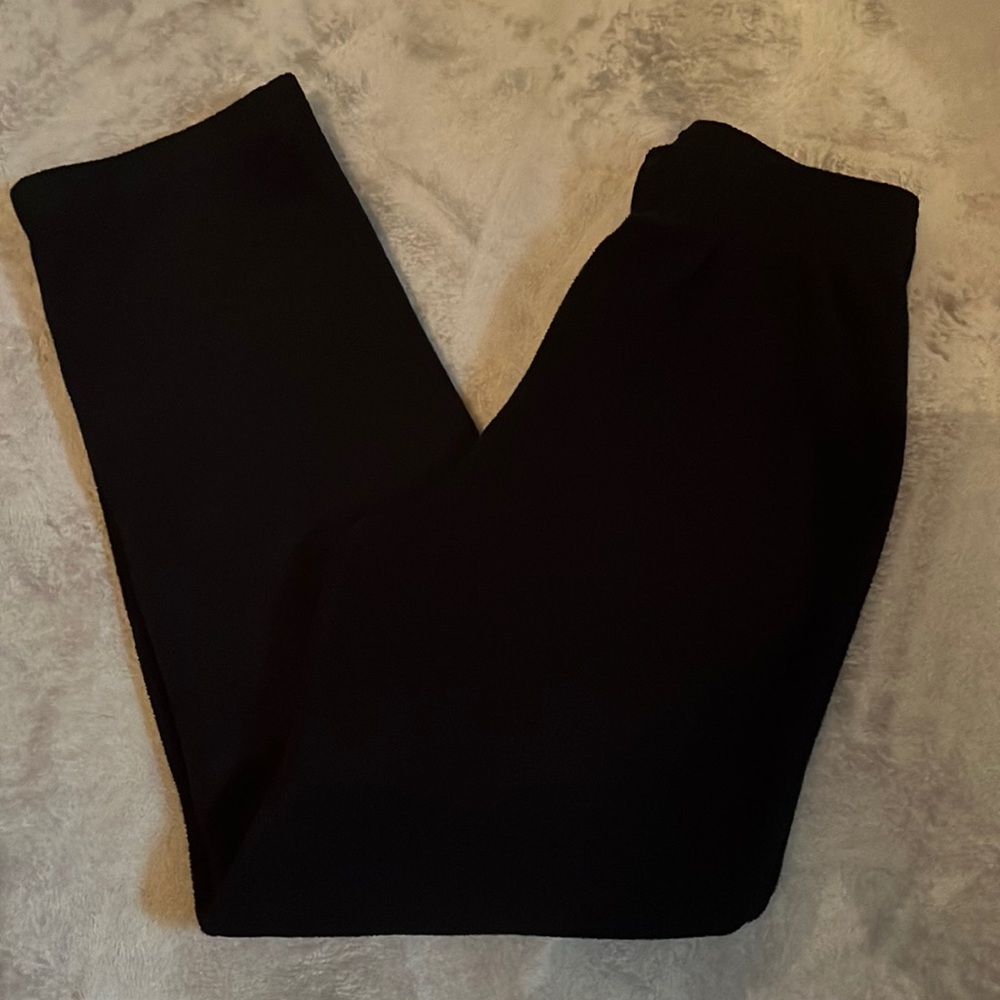 Boys Black Fleece Pants XL